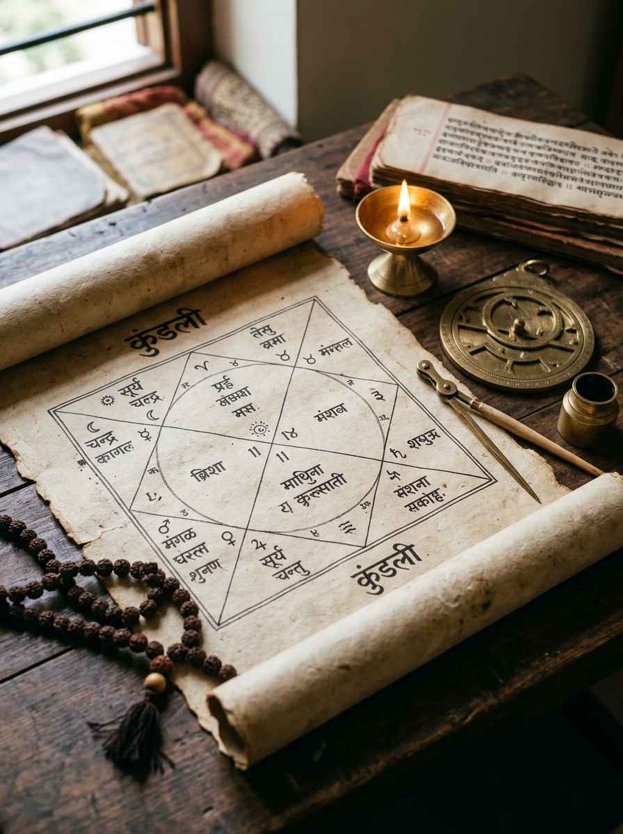 Authentic Vedic Kundali Birth Chart
